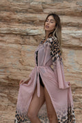 Kimono animalier rosa