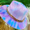 Cappello Unicorno lilla celeste