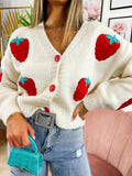 Cardigan con fragole top quality