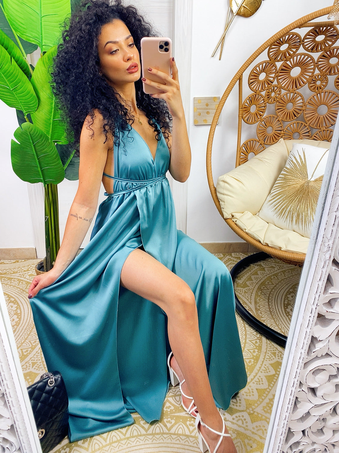 Dress Afrodite Verdeacqua