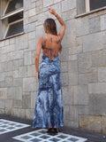 Abito jeans con spille