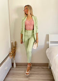 Completo giacca e pantalone menta