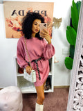 Maxi felpa easy rosa