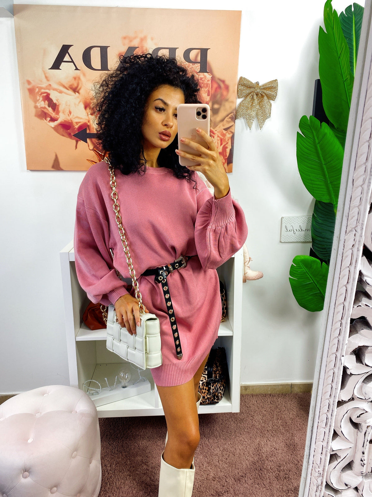 Maxi felpa easy rosa