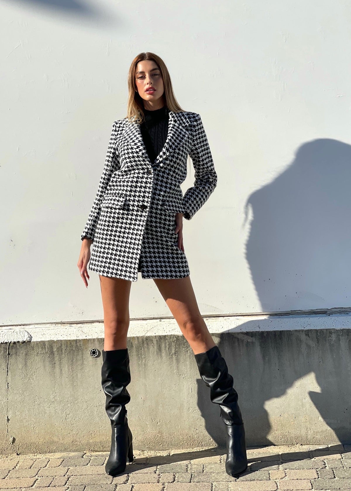 Cappotto pied de poule