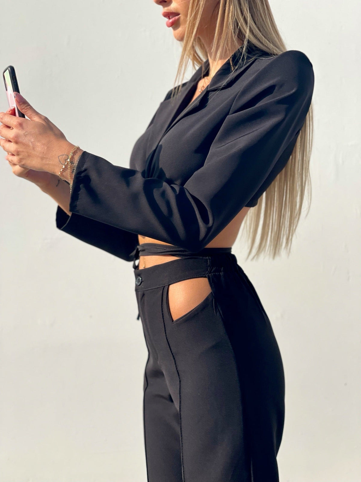 Completo top e pantalone