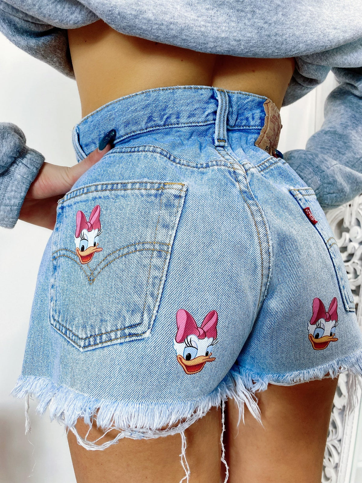 Short Levi’s Vintage con stampa Paperina bagno chiaro