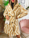 Cappotto Teddy bianco beige