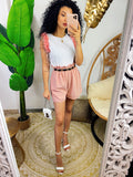 Short rosa con elastico