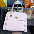 Bag lilla con lacci in raso