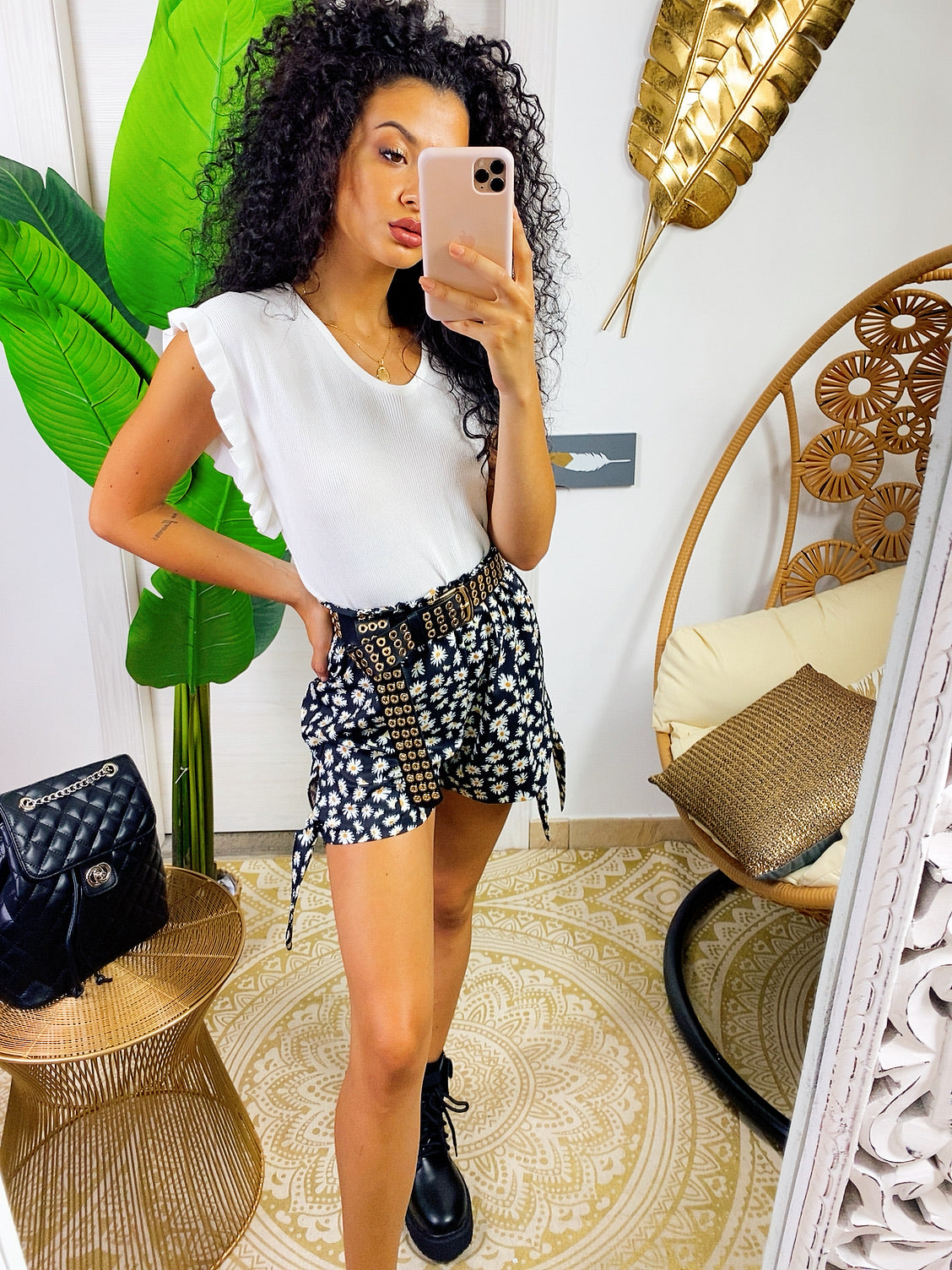 Maglia con manichina con rouches