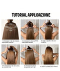 Extension 150gr lisce 7 clip vari colori