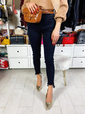 Jeans nero a sigaretta