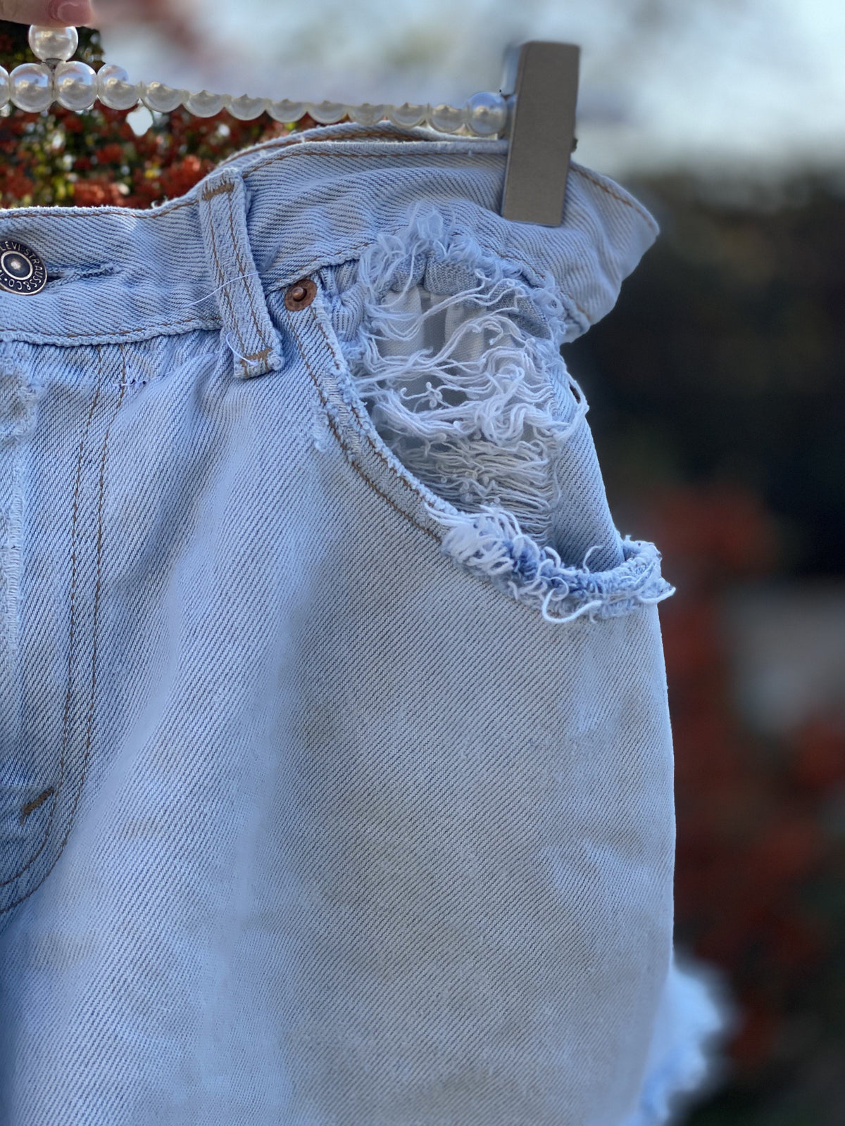 Jeans Vintage con borchie