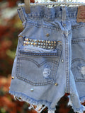Jeans Vintage con borchie