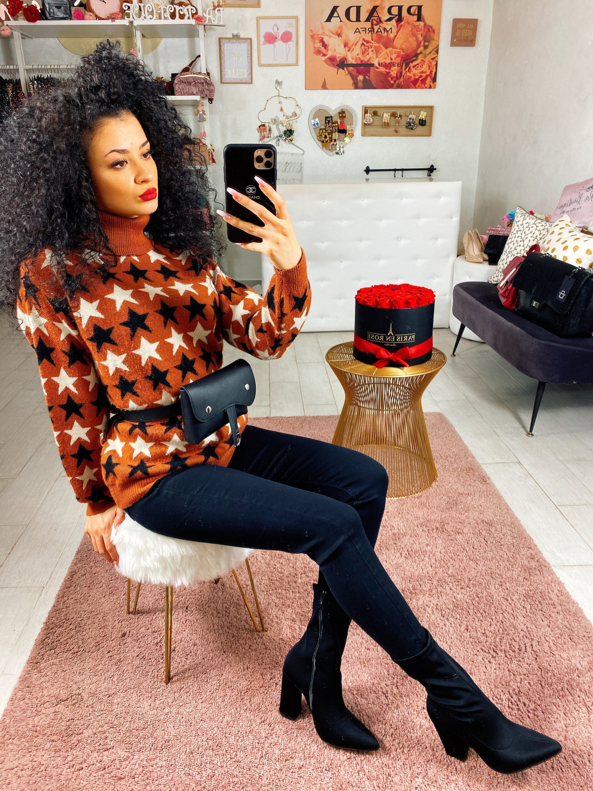 Maglione con stelle