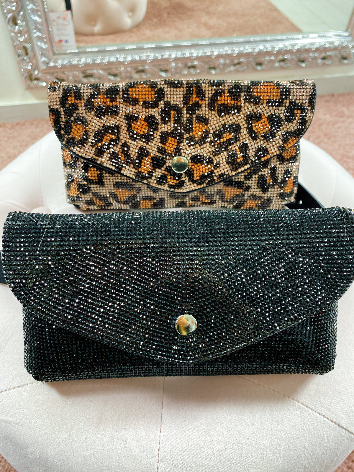 Marsupio con strass