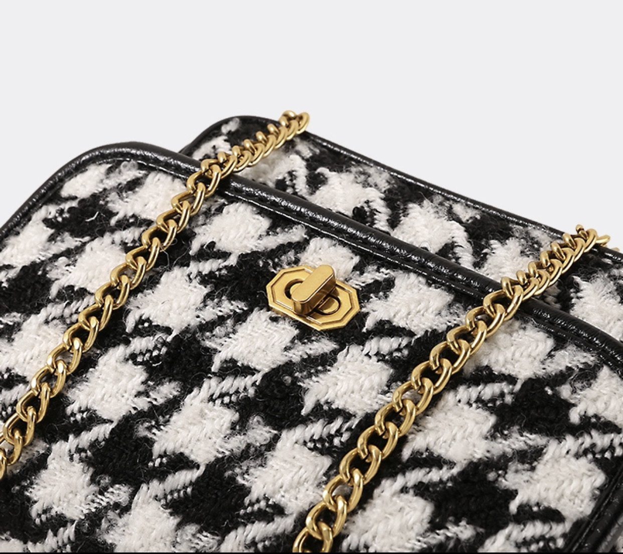 Maxi pochette pied de poule