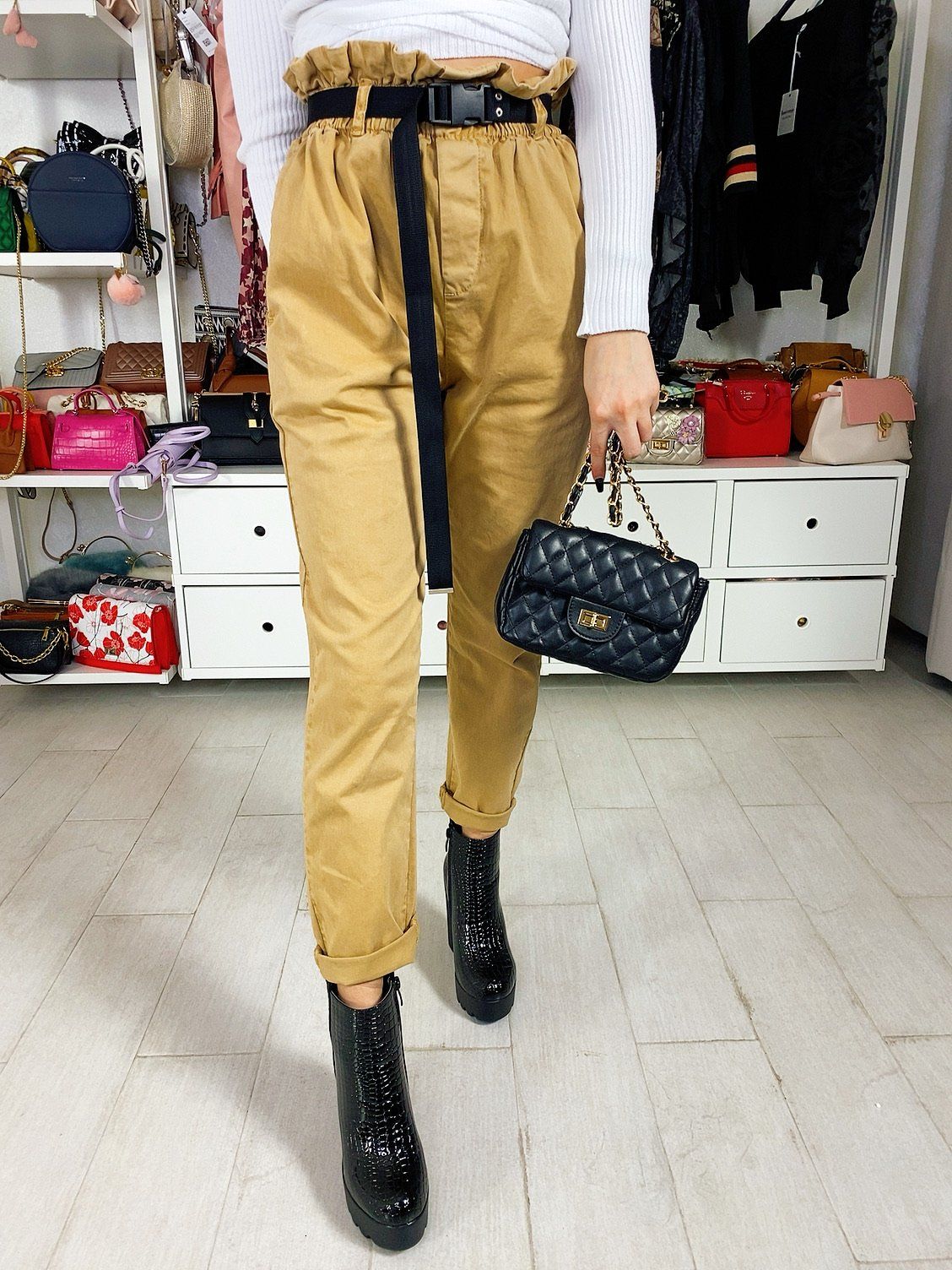 Pantalone street beige
