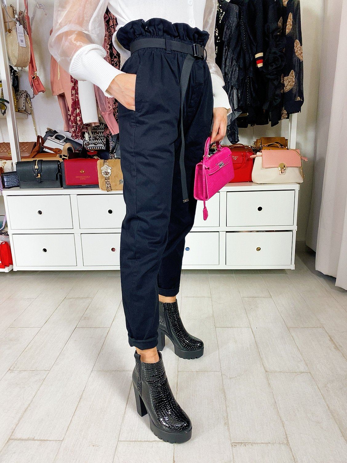 Pantalone street nero