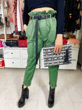 Pantalone street verde militare