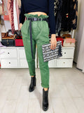 Pantalone street verde militare