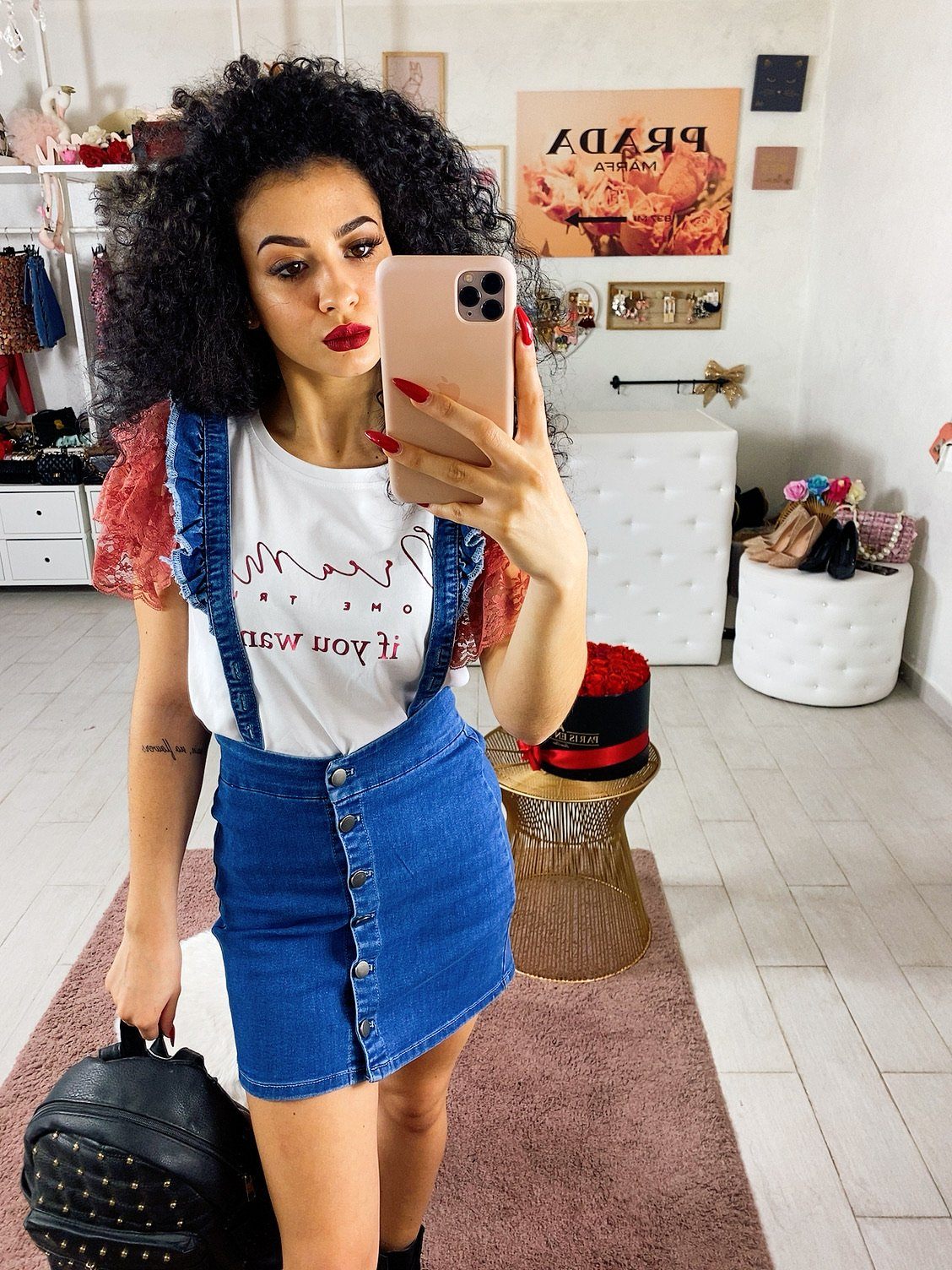Salopette di jeans