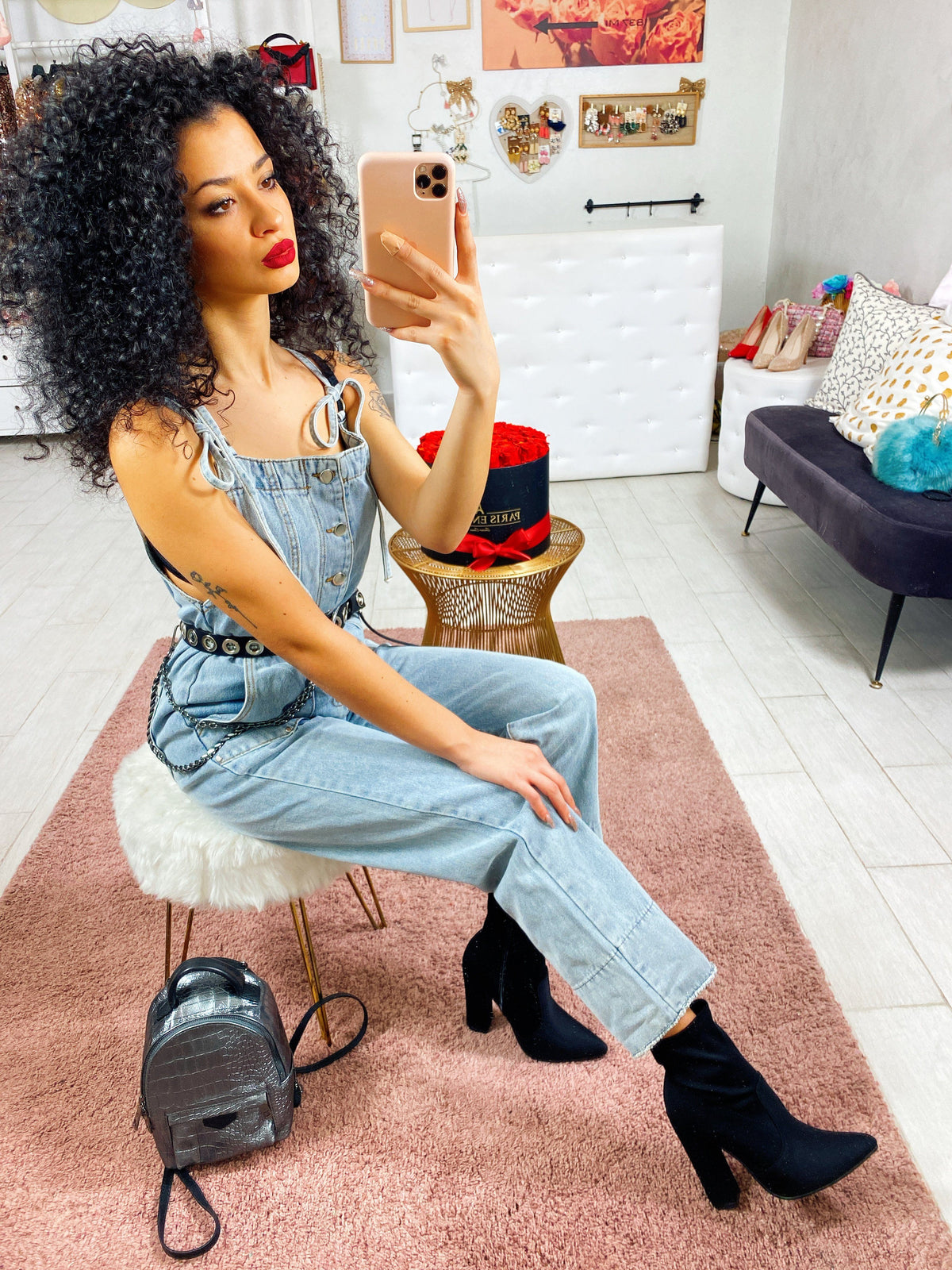Salopette di jeans