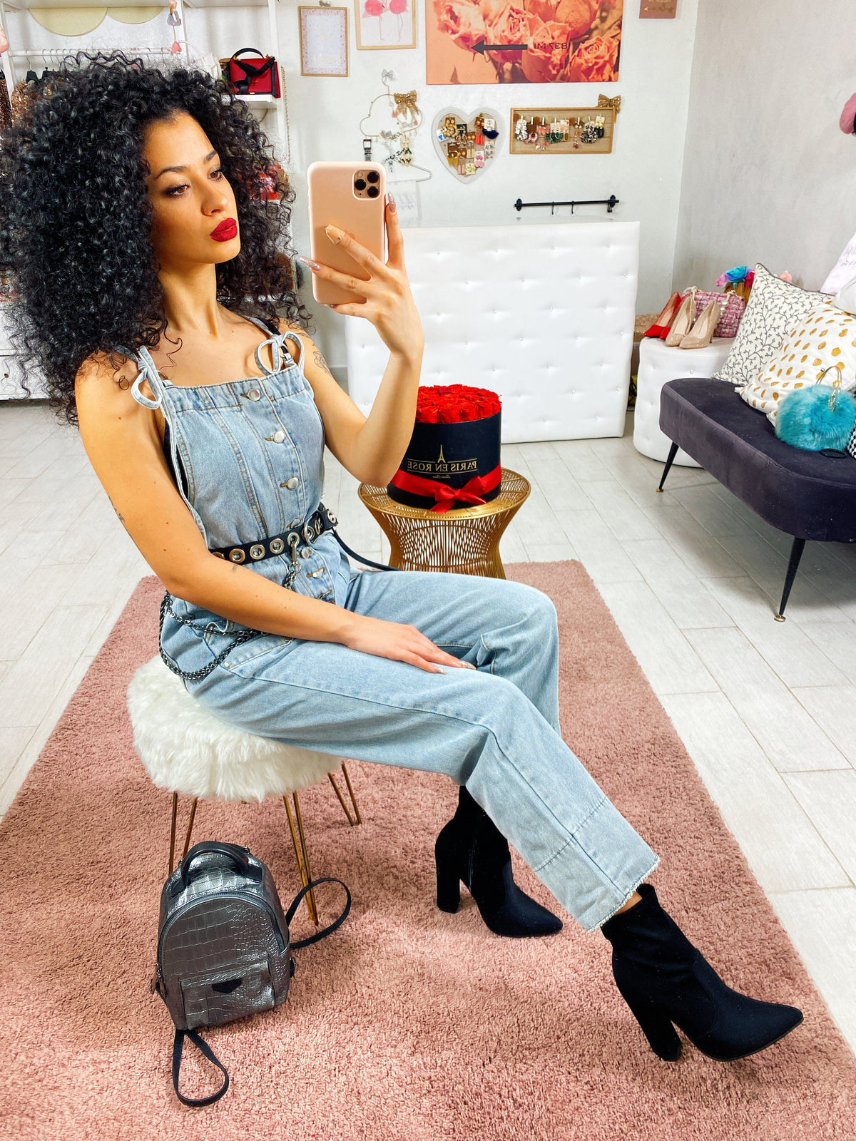 Salopette di jeans