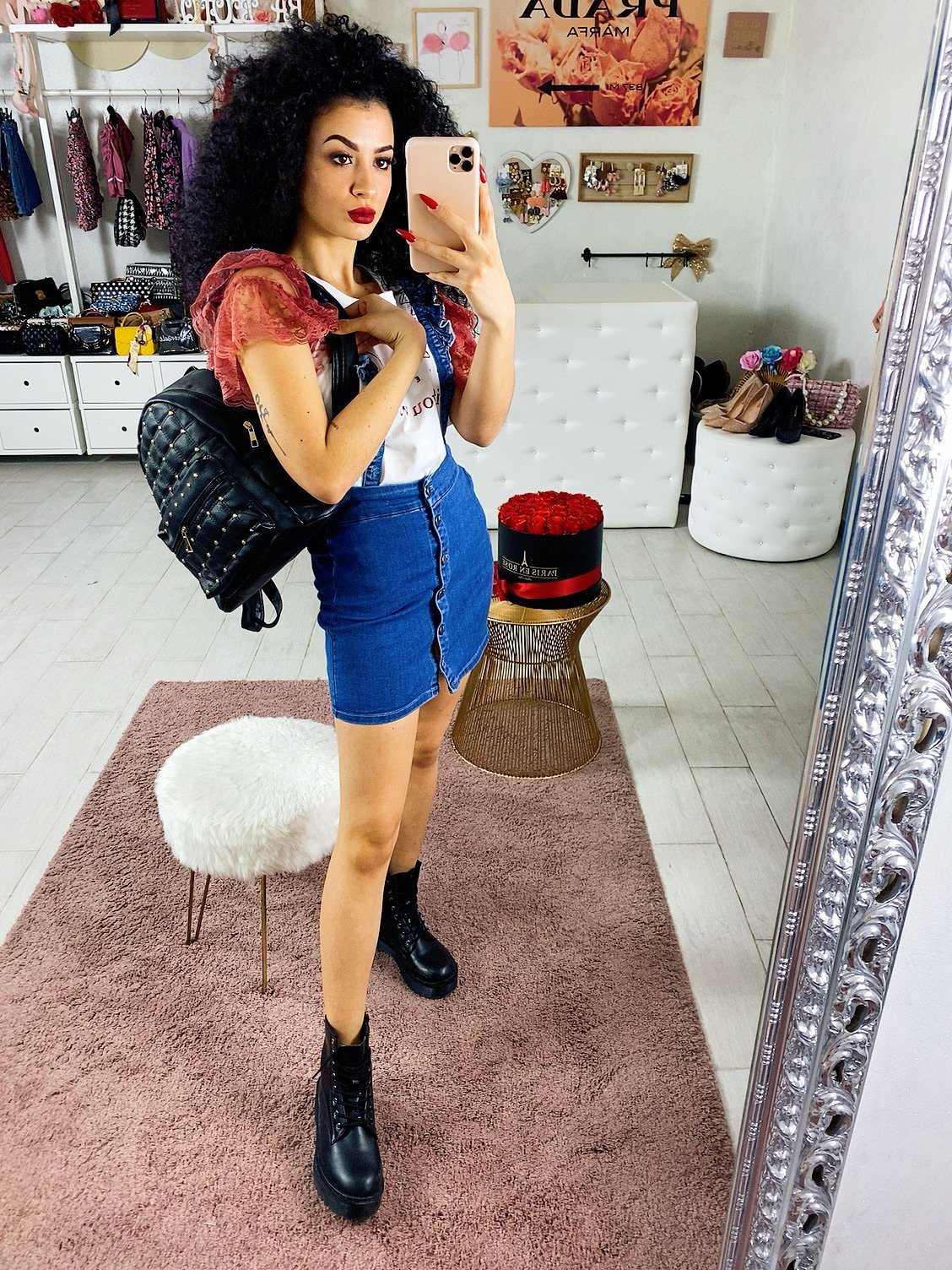 Salopette di jeans
