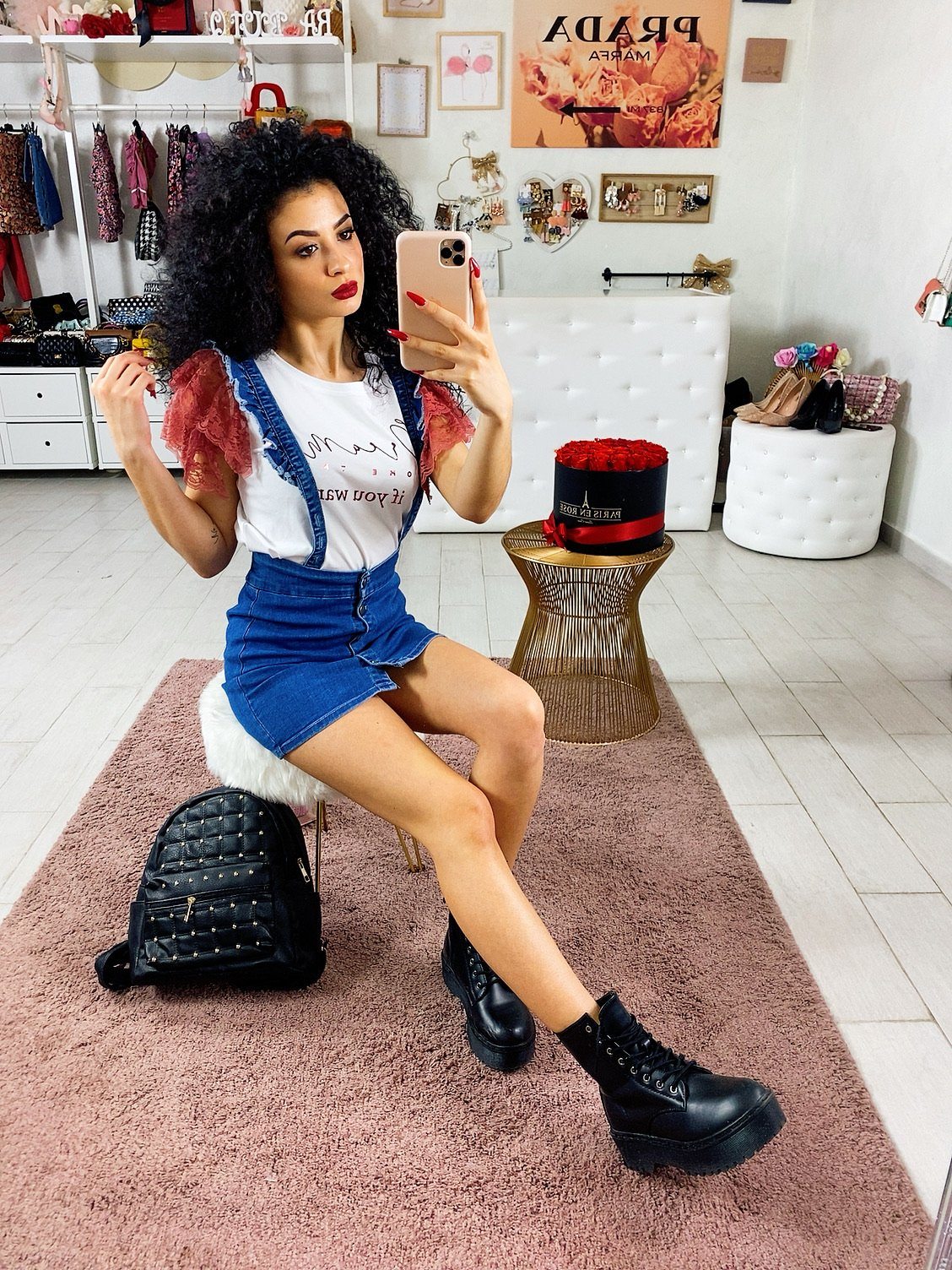 Salopette di jeans