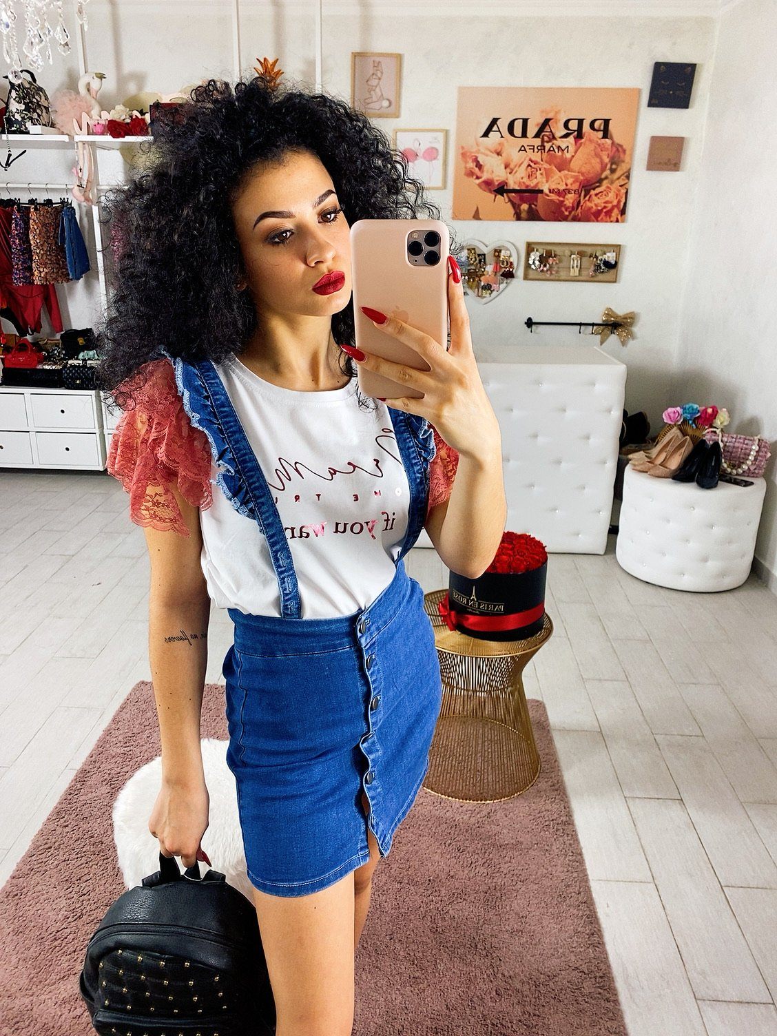 Salopette di jeans