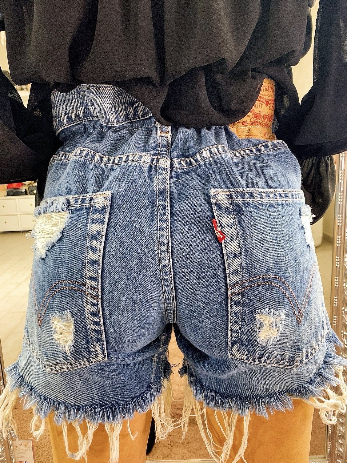 Short Vintage Levi’s medio scuro