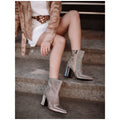 Stivaletto Diamond Gold