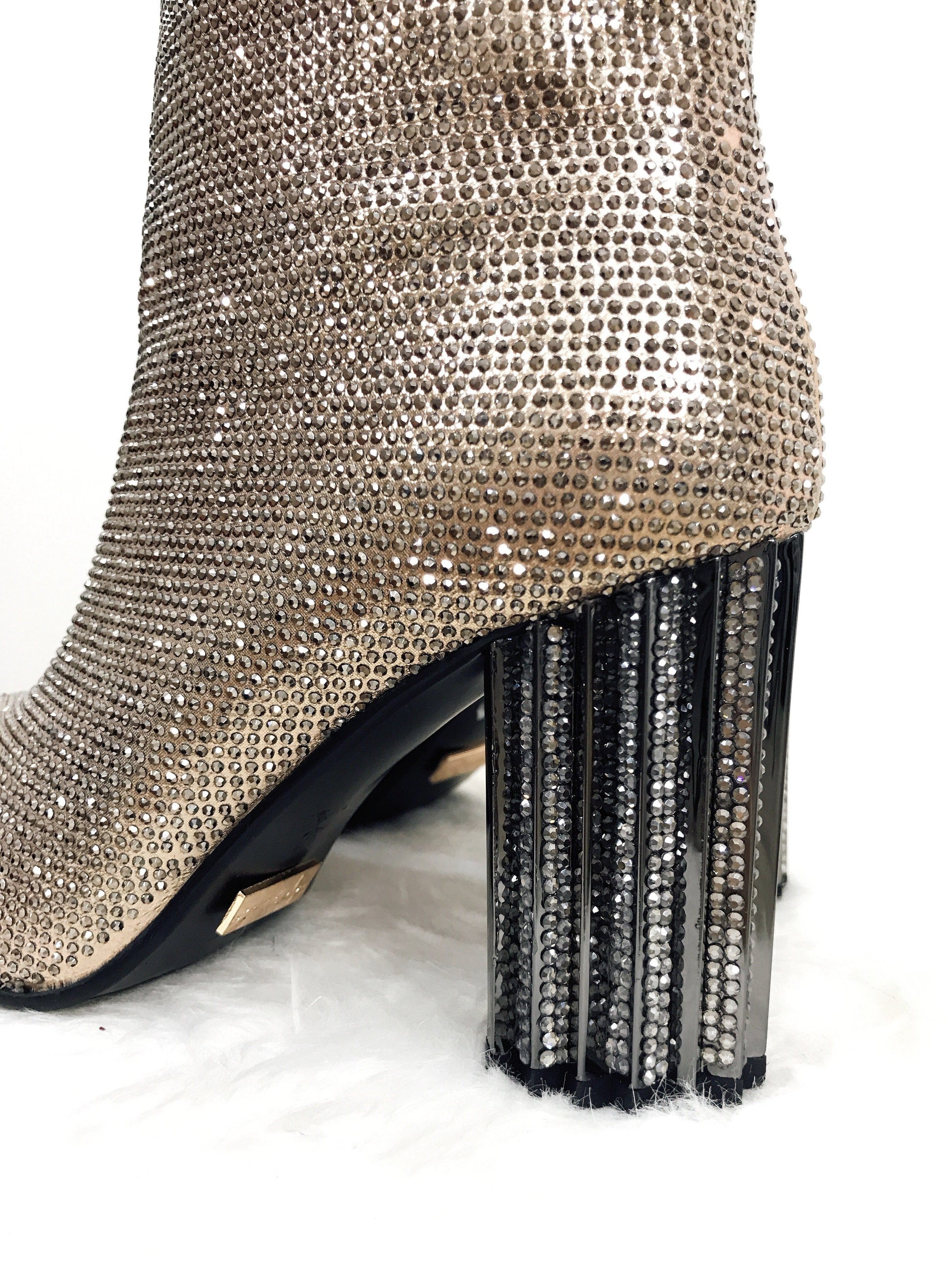 Stivaletto Diamond Gold