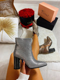 Stivaletto Diamond Silver