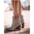 Stivaletto Diamond Silver