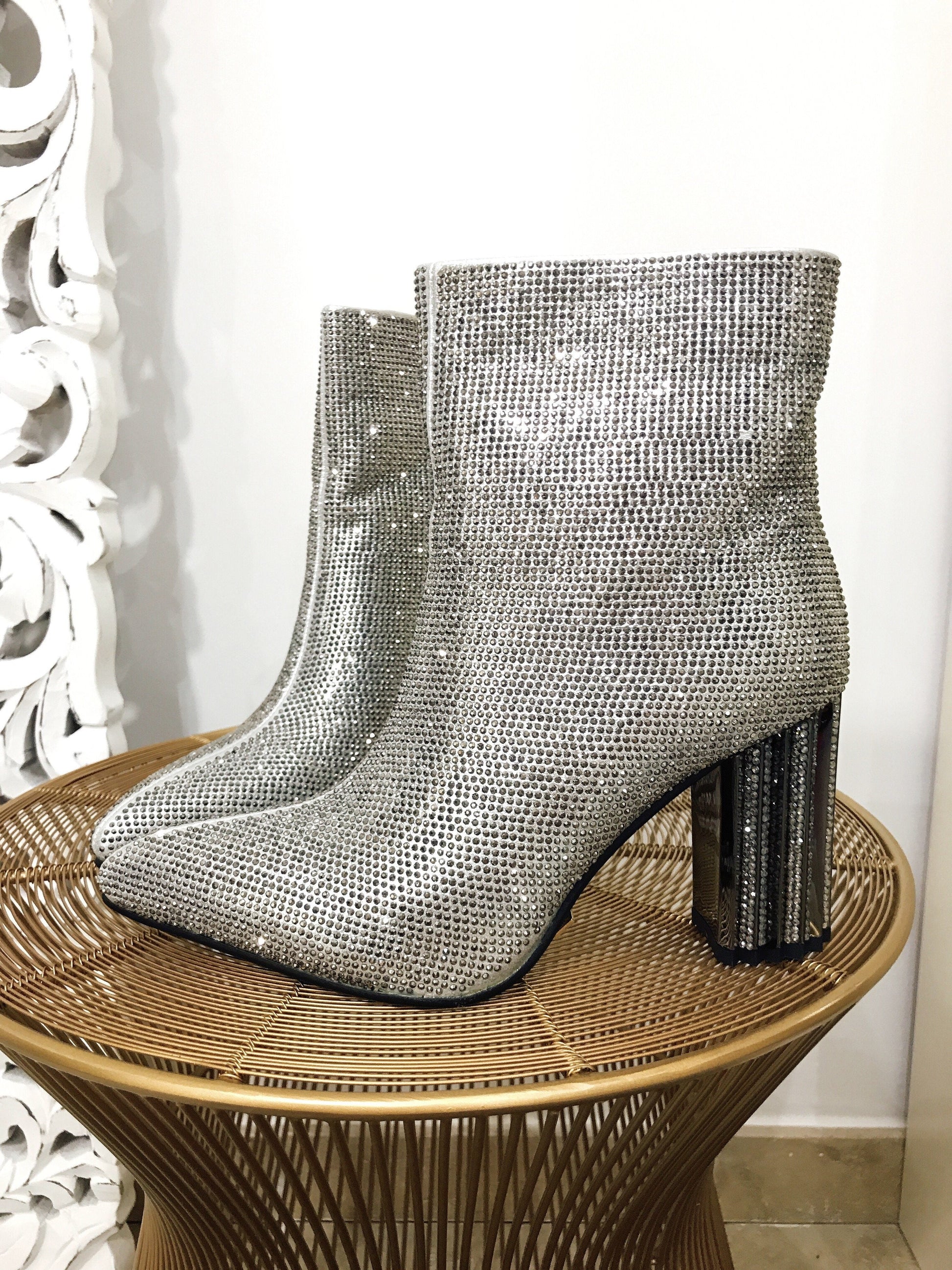 Stivaletto Diamond Silver
