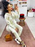 Tuta due pezzi con glitter