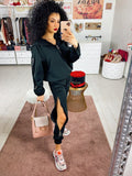 Tuta due pezzi con zip